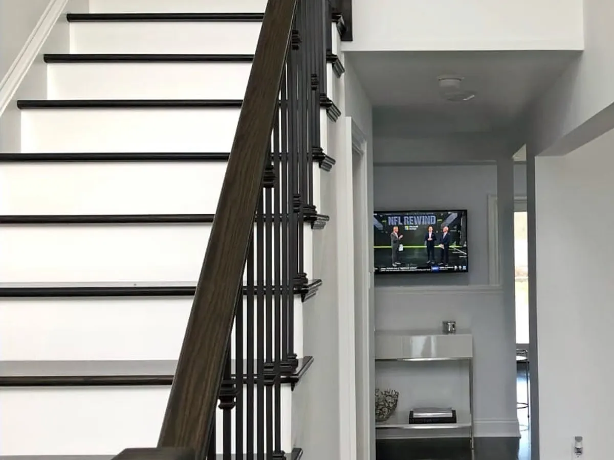 Interior painting and trim work